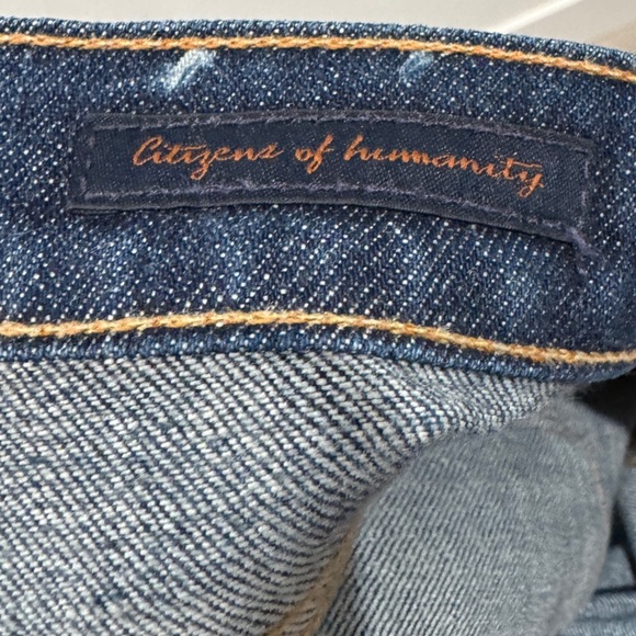 Citizens of Humanity Kelly #063 Low Waist Cropped Denim Blue Jeans Size 30 - Picture 14 of 15